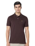 Allen Solly Men’s Polo T‑Shirt | Comfortable Rich Cotton Blend, Band Collar, Regular Fit | Stylish & Premium All Day Wear