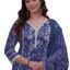 Amayra Women's Pure Cotton Printed Straight Kurta Set with Palazzo Pants & Dupatta- Ethnic Wear
