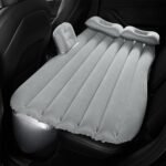 Amazon Basics Inflatable Car Air Mattress | Large | Grey | Quick Inflate, Durable PVC Travel & Camping Essential (Supports up to 300 kg)