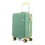 American Tourister Bricklane+ | Small Size Cabin Trolley Bag (55cm) | 360° 8 Wheel Travel Luggage | Hard Case Polycarbonate (PC) Suitcase | Mounted Combination Lock | Emerald Green