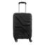 American Tourister Cabin Trolley Bag for Travel | Upland Spinner 55 Cms Polypropylene Hardsided Small Luggage Bag | 4 Wheel Suitcase for Travel | Trolley Bag for Travelling, Black