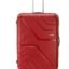 American Tourister Polypropylene 4 Wheels Trolley Bag for Travel | Upland Spinner 55 Cms Hardsided Small Cabin Luggage Bag | Suitcase for Travel | Trolley Bag for Travelling, Formula Red