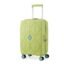 American Tourister Qubiz | Cabin Trolley Bag (55 cm) | 360° 8 Wheel Travel Luggage | Hard Case Polypropylene Suitcase | Recessed Combination Lock | Lime & Turquoise