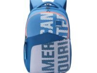 American Tourister Sest 3.0 Style 03, Large 3 Compartment Backpack, 26L with Spacious Interiors Bags For School, Office, College, Gift For Men & Women - Blue
