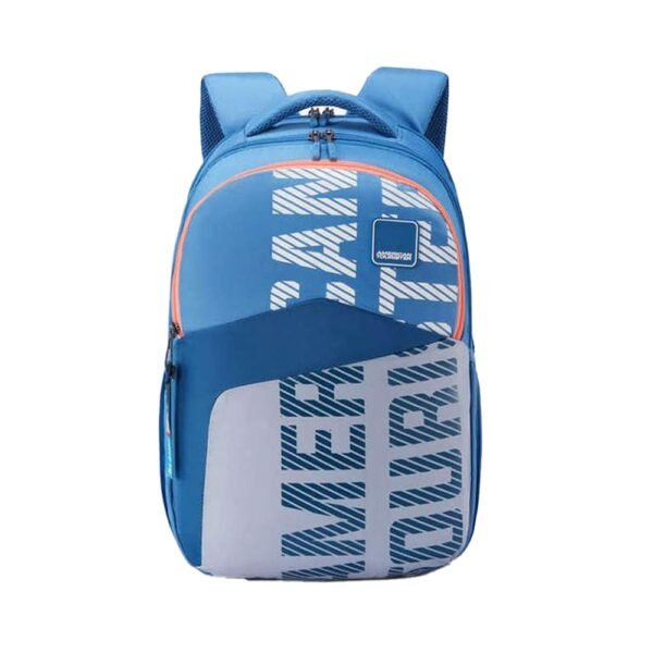 American Tourister Sest 3.0 Style 03, Large 3 Compartment Backpack, 26L with Spacious Interiors Bags For School, Office, College, Gift For Men & Women - Blue