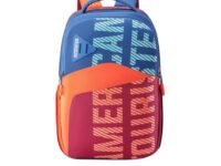 American Tourister Sest+ Polyester 2 Compartment Unisex Backpack (Blue,Frsz) (Free Size)