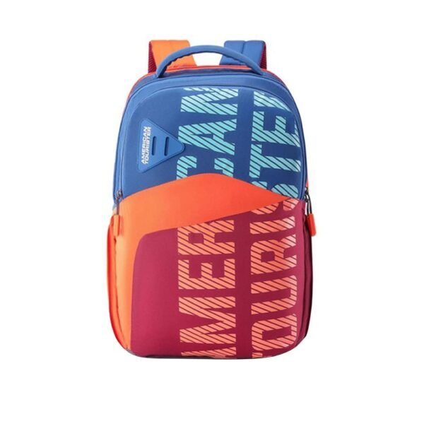 American Tourister Sest+ Polyester 2 Compartment Unisex Backpack (Blue,Frsz) (Free Size)