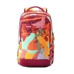 American Tourister Sest+ Polyester 2 Compartment Unisex Backpack (Red,Frsz) (Medium size)
