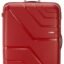 American Tourister Upland Polypropylene 55 Cms Small Deep Red Hardsided Check-in 4 Spinner Wheels Carry-On Luggage (Fr6 (0) 20 001)