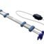 Aqua Sparkle Glass Aquarium Fish Tank Light Waterproof Decorative Lamp with Multi Mode Led Light Bar (Up 1.5 Feet to 2 Feet Adjustable) 12 Watts- White+Blue