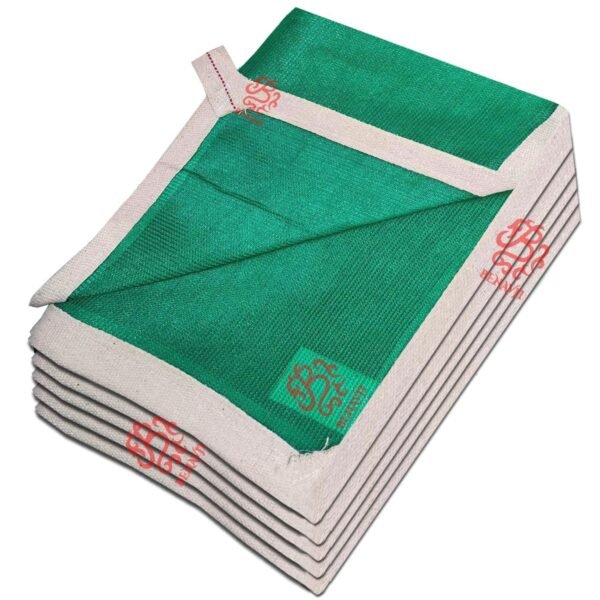 BENAVJI High Density Multipurpose Niwar Shade Net Green Sun Shade Sail Square Canopy for Balcony & Garden 75% Protection from Sun & UV Rays 50X10 FEET