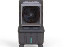 Bajaj XForce 100L Semi-Commercial Desert Air Cooler For Home|Honeycomb Cooling Pads (65mm thickness)|Aluminium Fan Blade|100Ft Air throw|3-Speed Control|1 Year Product Warranty|Grey