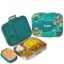 Basil Bento Box Quad Plus – 3+1 Compartment Stainless Steel Lunch Box (1020ml) with BPA-Free Lid | Leak-Proof Tiffin for Kids & Adults | Premium Lunch Box for School, Office & Picnic – Bengal Bagh