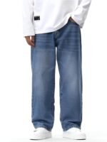 Ben Martin Men Jeans || Baggy Fit Jean's for Man || Loose Fit High Rise Denim || Stretchable Casual Wear Jean,s || Dance Rap Rapping Style Pant for Men || Denim Cotton Jeans (0)