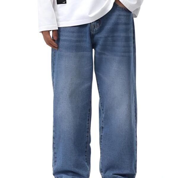 Ben Martin Men Jeans || Baggy Fit Jean's for Man || Loose Fit High Rise Denim || Stretchable Casual Wear Jean,s || Dance Rap Rapping Style Pant for Men || Denim Cotton Jeans (0)