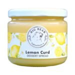 Big Bear Farms Lemon Curd Dessert Spread, 100% Natural, Contains Egg, No Artificial Preservatives, Homemade in Himachal, 315g, Pack of 1