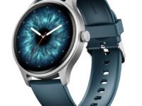 Boat Lunar Discovery Neo, 1.39" (3.5 cm) Round HD Display, Premium Metallic Finish, Animated Watchfaces, 100+ Sports Mode, Bluetooth Calling, Smart Watch for Men & Women (Ocean Blue)