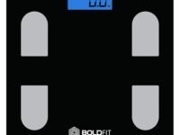 Boldfit Weight Machine for Home Digital Weighing Machine for Human Body with LCD Display Max Weight Capacity 180Kgs (Batteries Not Included) – Bathroom Scale for Home