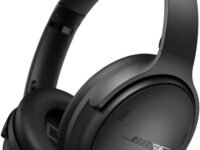 Bose QuietComfort Headphones - Wireless Bluetooth Headphones, Active Over Ear Noise Cancelling and Mic, USB-C Charging, Deep Bass, Up to 24 Hours of Playtime, Black