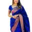 C J Enterprise Women's Banarasi Saree Pure Kanjivaram Style Silk Saree With Blouse Piece for Wedding (BS09)