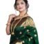 C J Enterprise Women's Pure Soft Silk Saree With Blouse Piece For Wedding