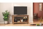 CASPIAN Engineered Wood Wooden TV Entertainment Unit (Wooden Brown) | 48 Inches TV Stand/Panel for Bedroom & Living Room with Storage | Media Console Table with 3 Shelves for Set Top Box & Decor