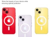 CEDO Magfit Cover for iPhone 13/14 | Mag-Safe Wireless Charging | Designed with Magnetic Lock Shockproof Phone Bumper Transparent Back Case Cover (Transparent)