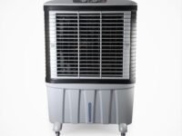 CELLO Magnum 125 Litres Heavy Duty Vertical Commercial Air Cooler With 21" Fan | High-Density Honeycomb Cooling Pads, Auto-Fill Water Technology | Long Life Air Cooler For Indoor, Outdoor, Warehouses