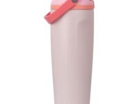 CYNVEXA Tumbler with lid and Straw 900ML Cup Stainless Steel Vacuum Insulated Tumbler for Water, Iced Tea or Coffee Office Gym Travelling (Sparkling Sherbet)