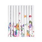 Caruso Italy Women'S Floral 100% Pure Cotton Handkerchief | Hanky For Women | Pack Of 10