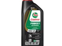 Castrol POWER1 Ultimate 10W-40 Full Synthetic Engine Oil (API SP, JASO MA2) | Instant Acceleration, Superior Protection, Advanced Heat Control | For High-Performance Motorcycles | 1L