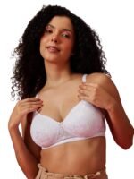 Clovia Women Lace Padded Non-Wired Bra
