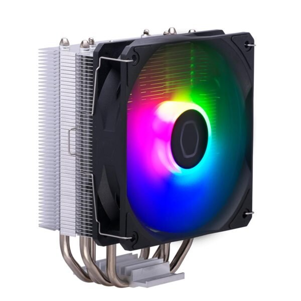 Cooler Master Hyper 212 Spectrum V3 ARGB CPU Cooler - 120mm Performance Fan | Support Latest LGA1851, LGA1700, AM5, AM4 Socket | PWM Case Fans | 71.93 CFM Airflow | 4 Heat Pipes | Copper Plate