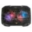 Cosmic Byte Wind RGB Laptop Cooling Pad, Dual 120mm RGB Fans, Elevated Height, Laptop Holder, Supports up to 15.6" Laptops (Black)