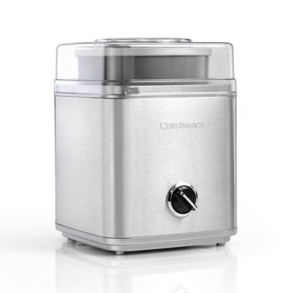 Cuisinart ICE30 Ice Cream Maker, Sorbet and Frozen Yogurt Maker, Silver, 220V, Import from UK