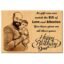 Customized Wooden Picture Frame Best Birthday Gift For Dad From Daughter (7x5 Inches, Wood), Tabletop Rectangular