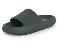 DOCTOR EXTRA SOFT Men's Classic Ultra Soft Sliders/Slippers with Cushion FootBed for Adult | Comfortable & Light Weight | Stylish & Anti-Skid | Waterproof & Everyday Flip Flops for Gents/Boys D-504