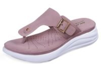 DOCTOR EXTRA SOFT Women's Ultra Lightweight Slippers/Flip-Flops with Memory Foam Cushion | Stylish & Comfortable | Casual & Fashion| Diabetic & Orthopedic Synthetic Slip-on Sandals Ladies/Girls D-621