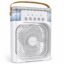 DRUMSTONE(Your Summer Comfort Shield | 5 Year warranty Included) Portable Air Cooler Fan Rechargeable Personal Cooling with Water Mist Humidifier for Home Office Travel USB Powered 3-Speed Cooling