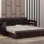 Diamond Design Wooden Sofa Bed with Storage | 3 Seater Sheesham Wood Convertible Couch for Living Room (A-Walnut Finish)