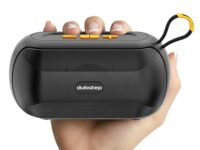 Dubstep Pop 1400 Portable Bluetooth Speaker | 14W Loud Sound, Deep Bass with XBASS, 16 Hrs Playtime, TWS Stereo Pairing, 52mm Driver, Splash-Resistant, Carry Strap (Black)