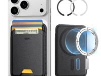 ESR for MagSafe Wallet, 5-Card Holder, Magnetic Wallet for iPhone,RFID Blocking,3200g Magnetic StrengthUltra-Slim for iPhone 17e/17/16/15/14/13/12,Google Pixel 10 and Samsung Device Not for Mini,Black