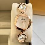 EVRGLOW Luxury Dial in Square case with Stone Studded brecelet Strap Quartz Analogue Wrist Watches for Women's & Girls&Miss&Ladies | DRW- 027