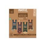 Eat Anytime Multigrain Millet Energy Bars, 6 Bars | High Protein, High Fiber, No Added Sugar | Gluten Free Granola Bars with Ragi, Quinoa, Jowar, Dark Chocolate | Healthy Snack (150g)