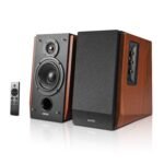 Edifier R1700BTs Powered Bluetooth 5.0 Wireless Bookshelf Speakers - 66 Watts (Brown)