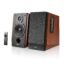 Edifier R1700BTs Powered Bluetooth 5.0 Wireless Bookshelf Speakers - 66 Watts (Brown)
