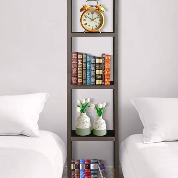 Engineered Wood Bookcase/Display Rack Books Storage Organizer/Bookshelf for Home Furniture, Floor Standing Bookrack, Cabinet Shelves for Bedroom,Office (Brown) DIY(Do-It-Yourself)