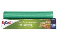 Ezee 100M Cling Film Wrap 12 Inches, Eco Friendly, BPA-Free Food Wrap, Non-Stick, Microwave Safe, Multipurpose Plastic Wrap for Food Storage, Packing, Freezer, Cooking & Serving (Pack of 1)