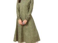 FIORRA Womens Cotton Regular Fit Floral Printed A-Line Kurta