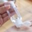 [ Festive Season Offer] (Pack of 3) 50ml Empty Transparent Refillable Round White Plastic Bottles with Flip Top Caps for Sanitizer & Travellers -Multicolor